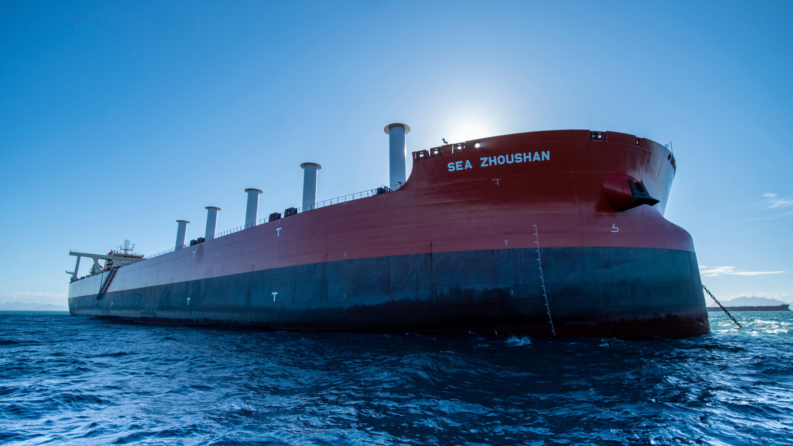 Navio da Vale Sea Zhoushan - Um dos navios filmados pela Loox Studios